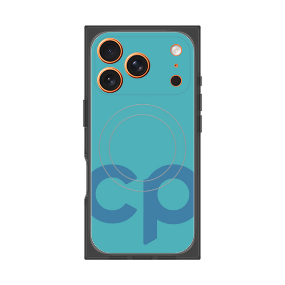 Premium Square Case with MagSafe［ Original - CASEPLAY Initial - Light Blue ］