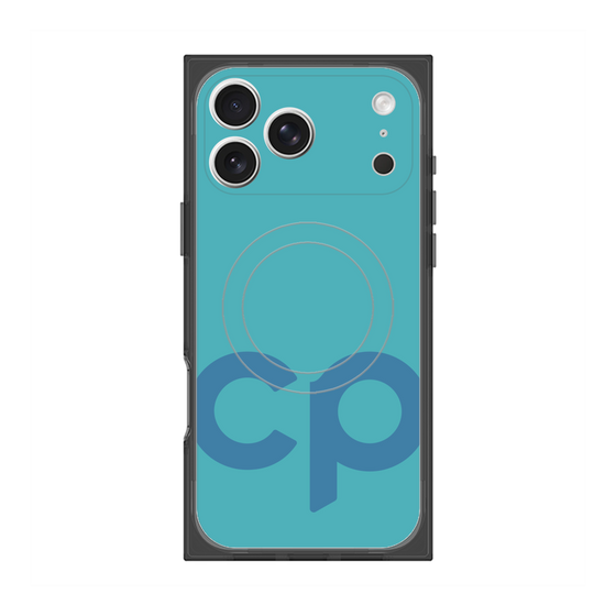 Premium Square Case with MagSafe［ Original - CASEPLAY Initial - Light Blue ］