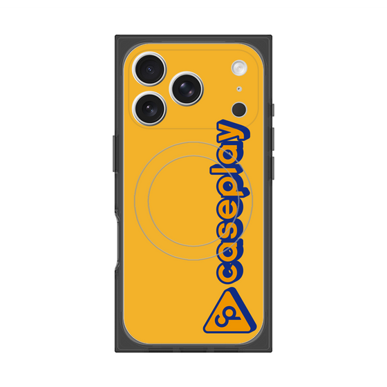 Premium Square Case with MagSafe［ Original - CASEPLAY Logotype - Orange ］