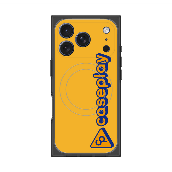 Premium Square Case with MagSafe［ Original - CASEPLAY Logotype - Orange ］