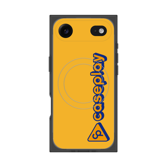 Premium Square Case with MagSafe［ Original - CASEPLAY Logotype - Orange ］