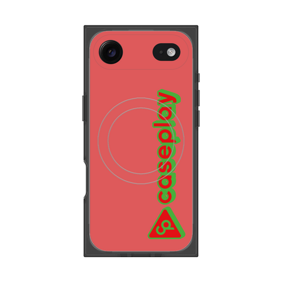 Premium Square Case with MagSafe［ Original - CASEPLAY Logotype - Red ］