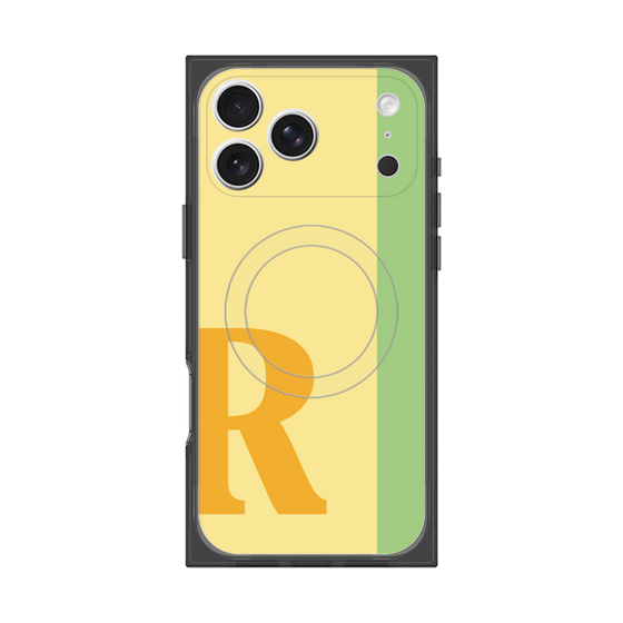 Premium Square Case with MagSafe［ Original - initial color line - R yellow ］