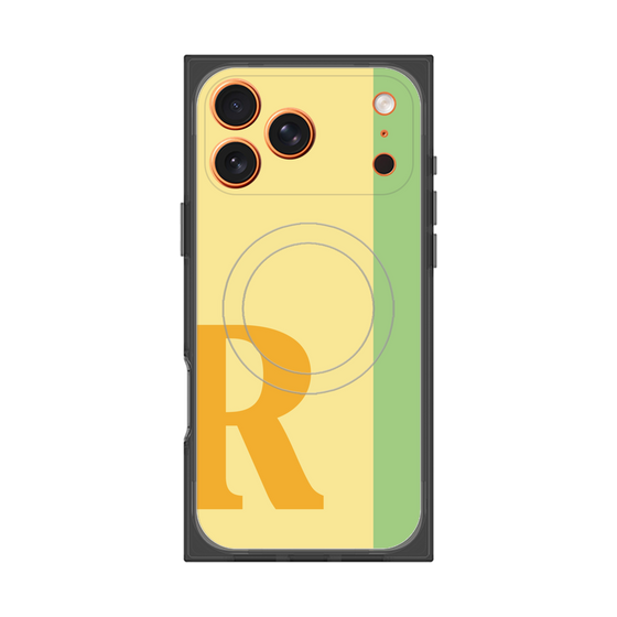 Premium Square Case with MagSafe［ Original - initial color line - R yellow ］