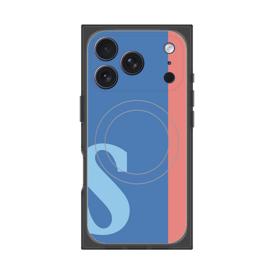 Premium Square Case with MagSafe［ Original - initial color line - S blue ］