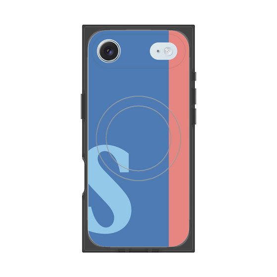 Premium Square Case with MagSafe［ Original - initial color line - S blue ］