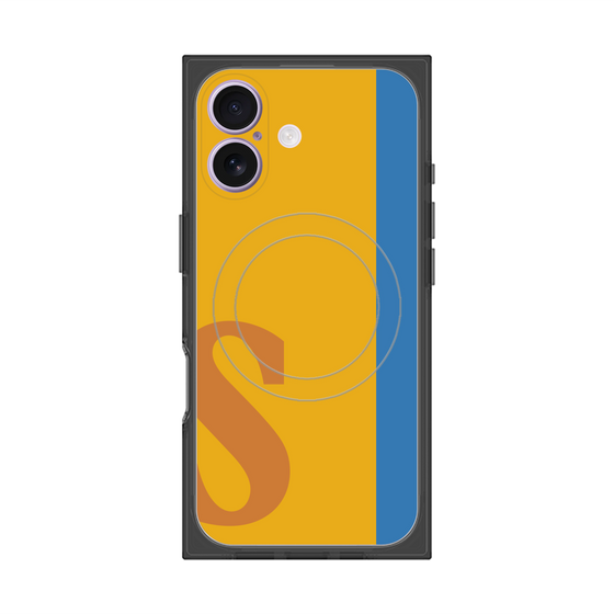 Premium Square Case with MagSafe［ Original - initial color line - S orange ］