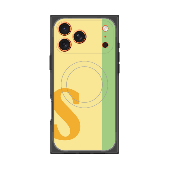 Premium Square Case with MagSafe［ Original - initial color line - S yellow ］