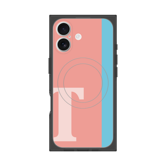 Premium Square Case with MagSafe［ Original - initial color line - T pink ］