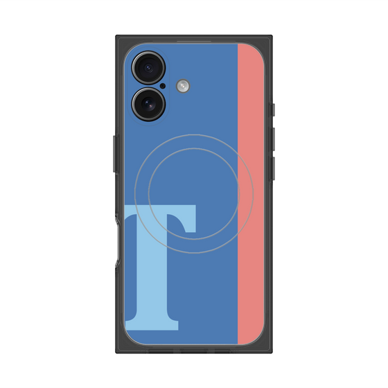 Premium Square Case with MagSafe［ Original - initial color line - T blue ］