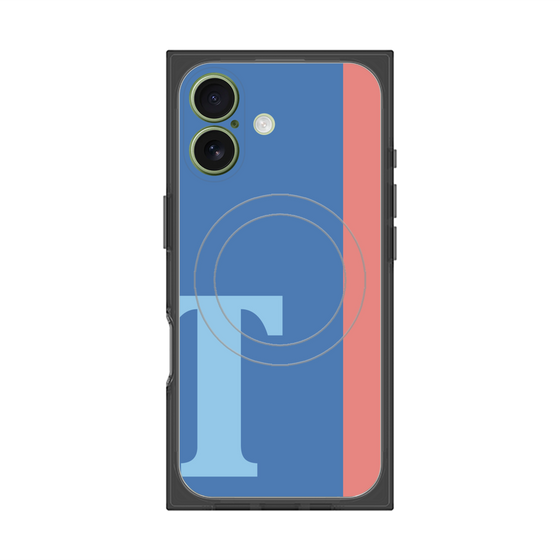 Premium Square Case with MagSafe［ Original - initial color line - T blue ］