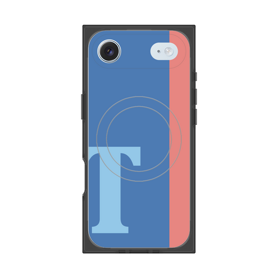 Premium Square Case with MagSafe［ Original - initial color line - T blue ］