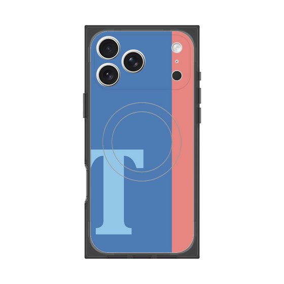 Premium Square Case with MagSafe［ Original - initial color line - T blue ］
