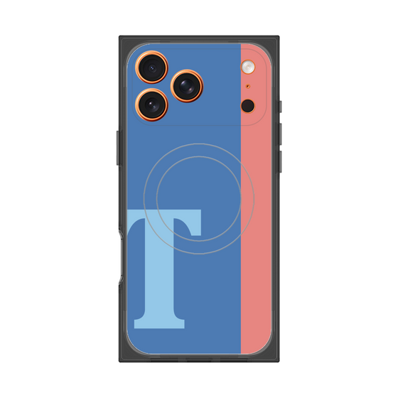 Premium Square Case with MagSafe［ Original - initial color line - T blue ］