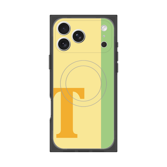 Premium Square Case with MagSafe［ Original - initial color line - T yellow ］