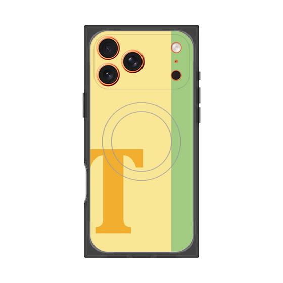 Premium Square Case with MagSafe［ Original - initial color line - T yellow ］