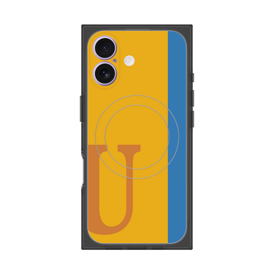 Premium Square Case with MagSafe［ Original - initial color line - U orange ］