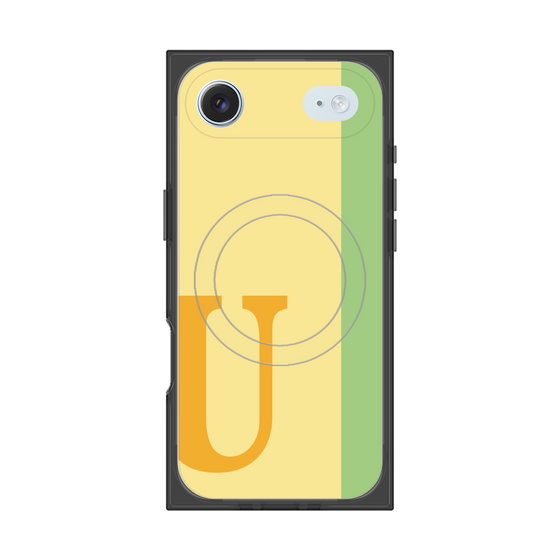 Premium Square Case with MagSafe［ Original - initial color line - U yellow ］