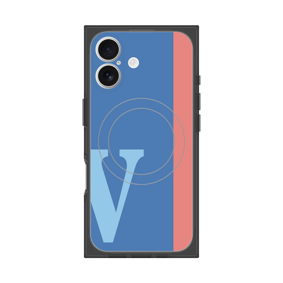 Premium Square Case with MagSafe［ Original - initial color line - V blue ］