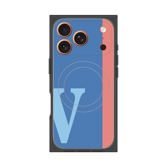 Premium Square Case with MagSafe［ Original - initial color line - V blue ］