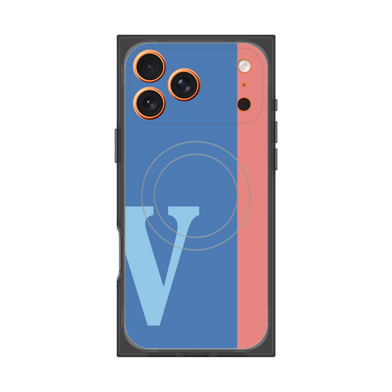 Premium Square Case with MagSafe［ Original - initial color line - V blue ］