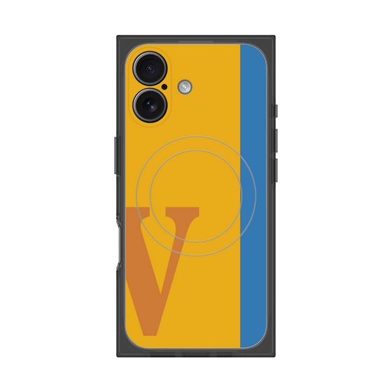 Premium Square Case with MagSafe［ Original - initial color line - V orange ］