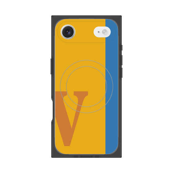 Premium Square Case with MagSafe［ Original - initial color line - V orange ］