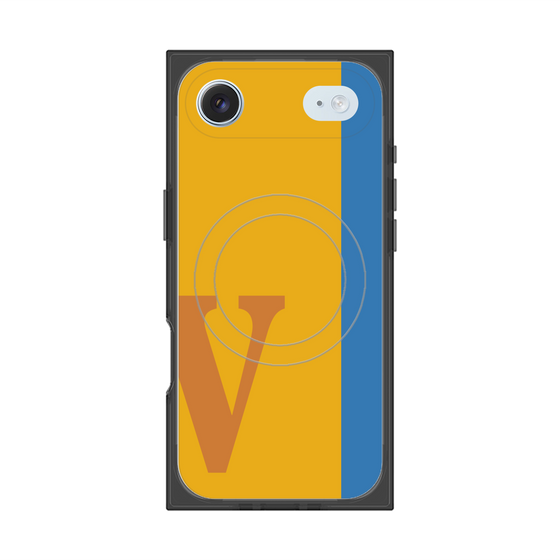 Premium Square Case with MagSafe［ Original - initial color line - V orange ］