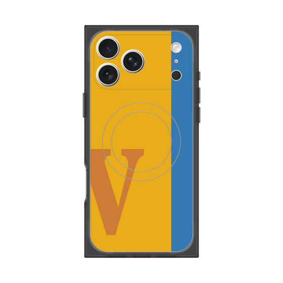 Premium Square Case with MagSafe［ Original - initial color line - V orange ］