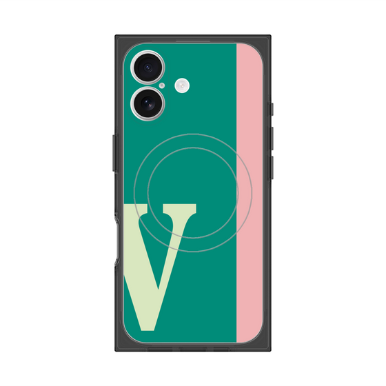 Premium Square Case with MagSafe［ Original - initial color line - V green ］