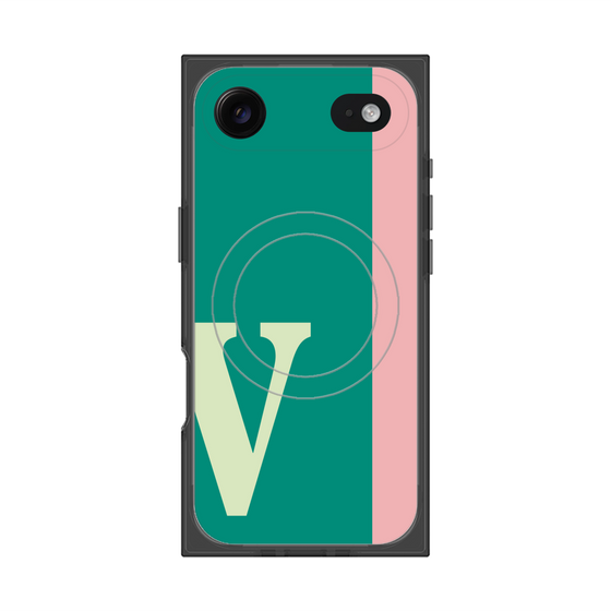 Premium Square Case with MagSafe［ Original - initial color line - V green ］