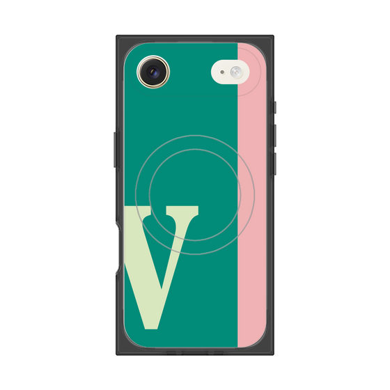 Premium Square Case with MagSafe［ Original - initial color line - V green ］