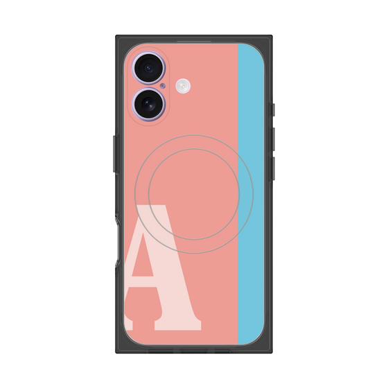 Premium Square Case with MagSafe［ Original - initial color line - A pink ］