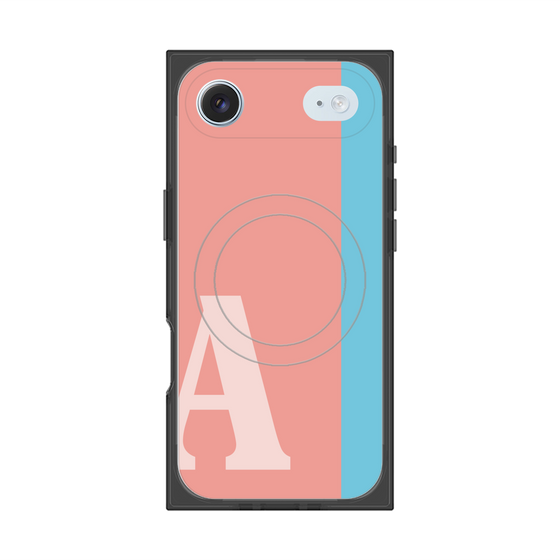 Premium Square Case with MagSafe［ Original - initial color line - A pink ］