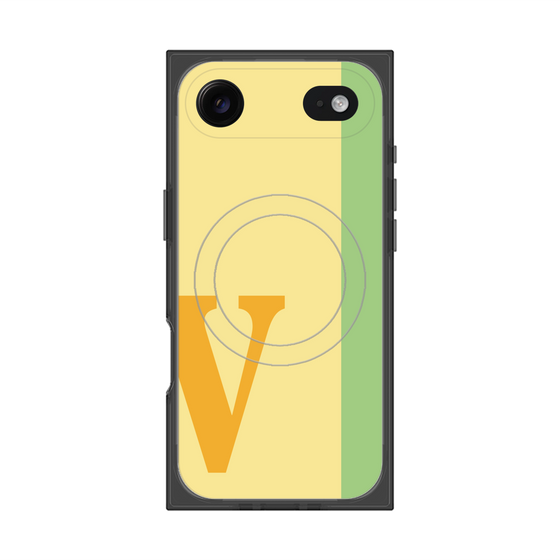 Premium Square Case with MagSafe［ Original - initial color line - V yellow ］