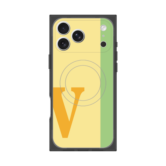 Premium Square Case with MagSafe［ Original - initial color line - V yellow ］
