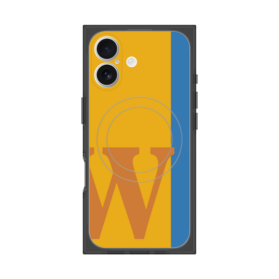 Premium Square Case with MagSafe［ Original - initial color line - W orange ］