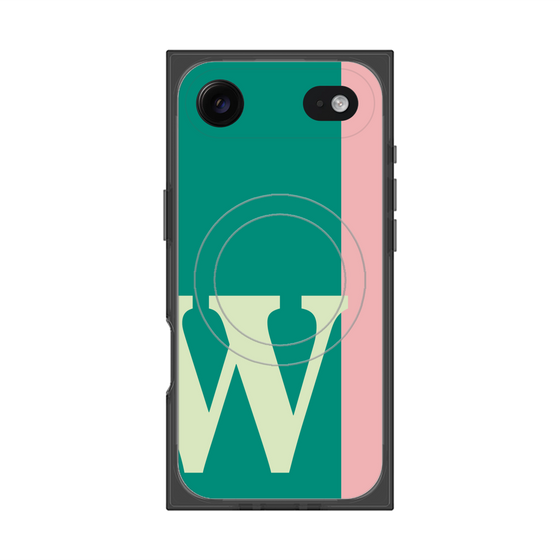 Premium Square Case with MagSafe［ Original - initial color line - W green ］