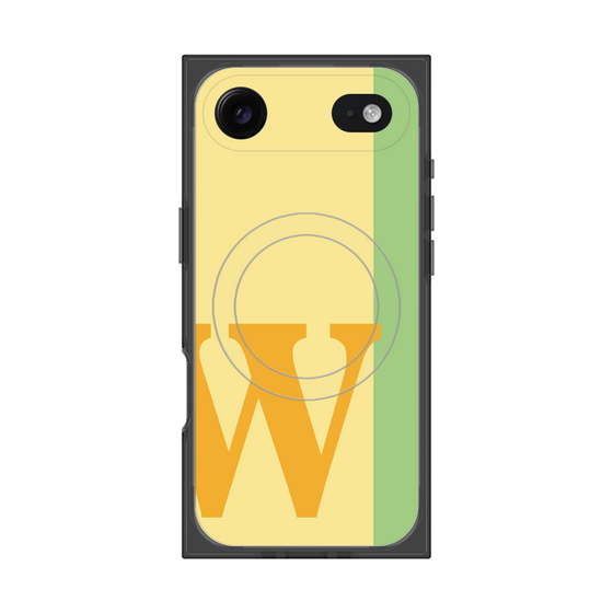 Premium Square Case with MagSafe［ Original - initial color line - W yellow ］