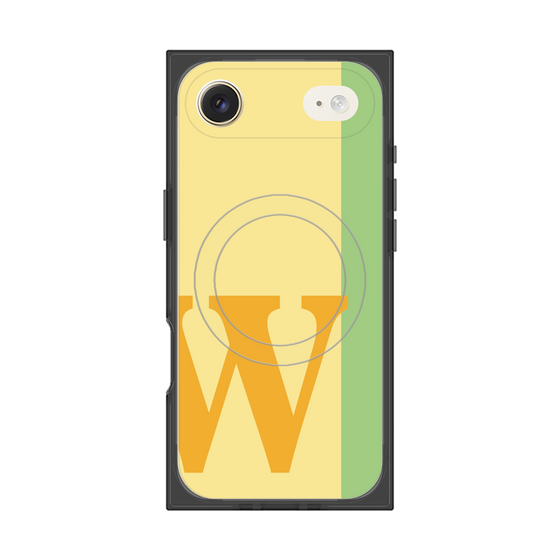 Premium Square Case with MagSafe［ Original - initial color line - W yellow ］