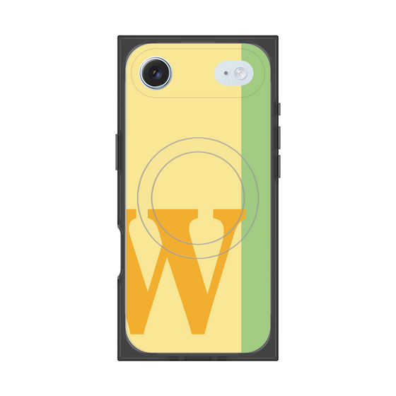 Premium Square Case with MagSafe［ Original - initial color line - W yellow ］