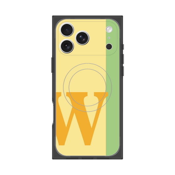 Premium Square Case with MagSafe［ Original - initial color line - W yellow ］