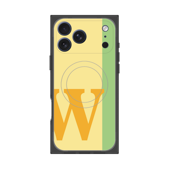 Premium Square Case with MagSafe［ Original - initial color line - W yellow ］