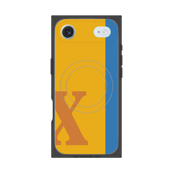Premium Square Case with MagSafe［ Original - initial color line - X orange ］
