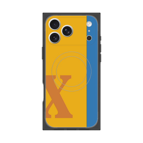 Premium Square Case with MagSafe［ Original - initial color line - X orange ］