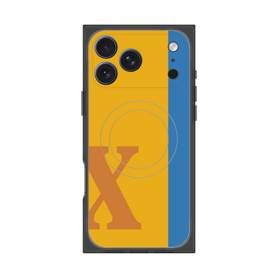 Premium Square Case with MagSafe［ Original - initial color line - X orange ］