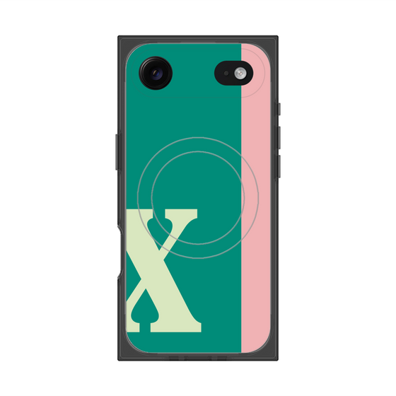 Premium Square Case with MagSafe［ Original - initial color line - X green ］