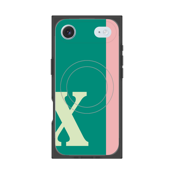 Premium Square Case with MagSafe［ Original - initial color line - X green ］