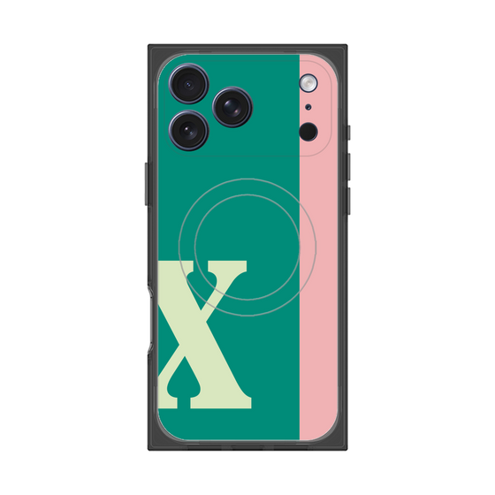Premium Square Case with MagSafe［ Original - initial color line - X green ］