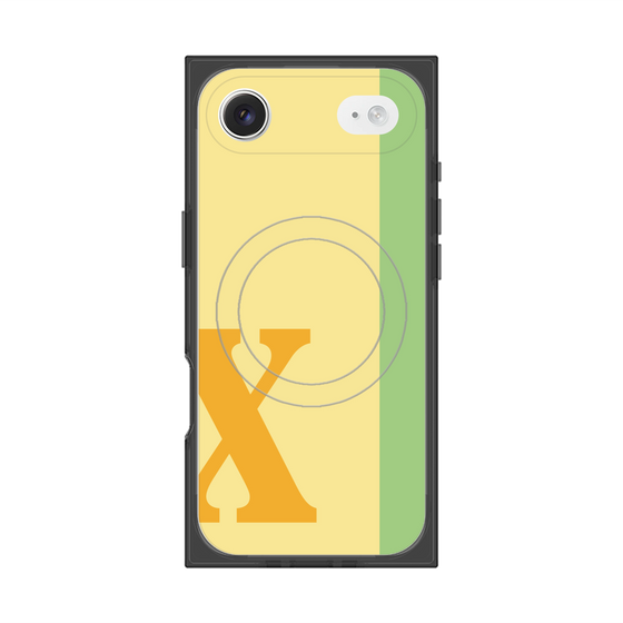 Premium Square Case with MagSafe［ Original - initial color line - X yellow ］